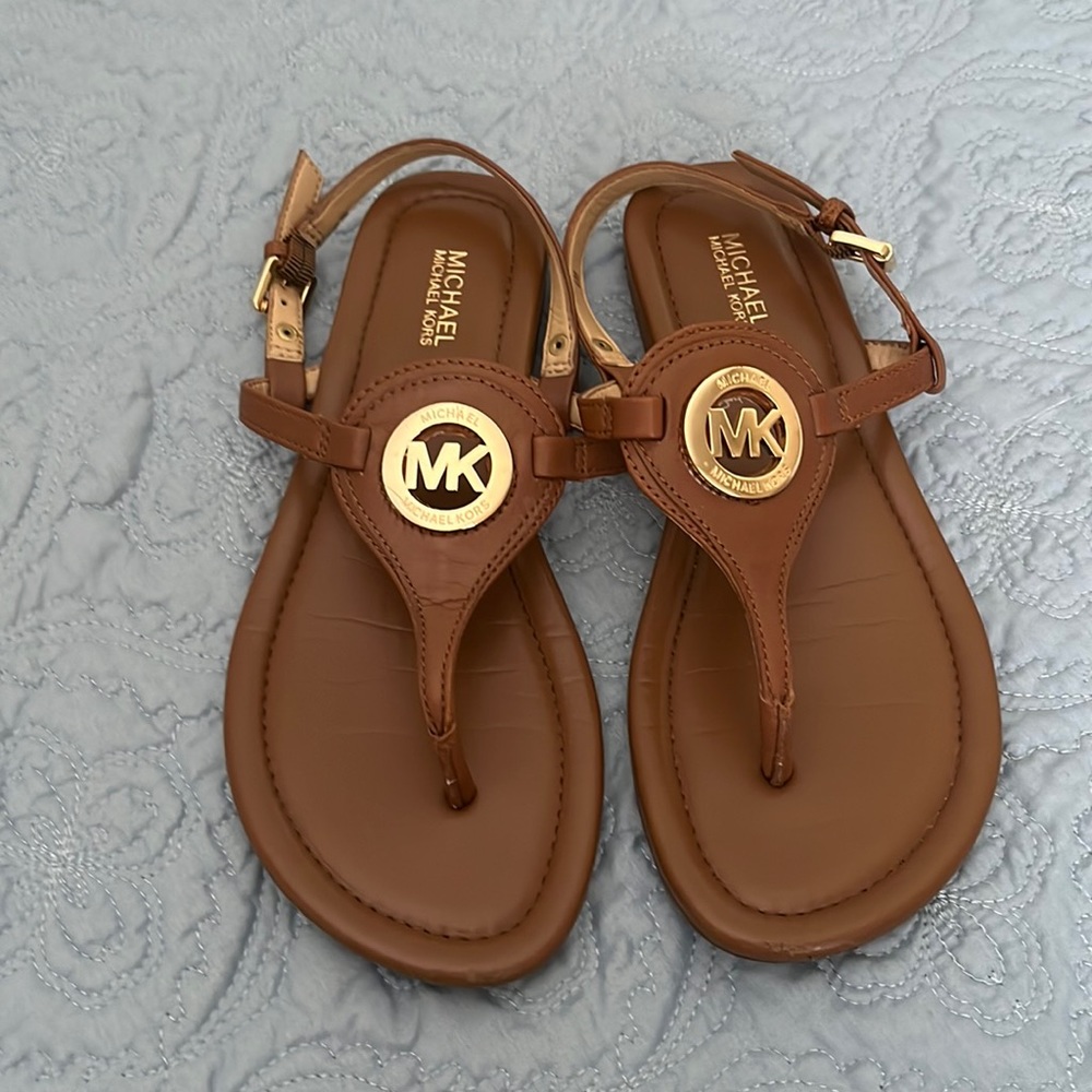 MK Strap Sandals